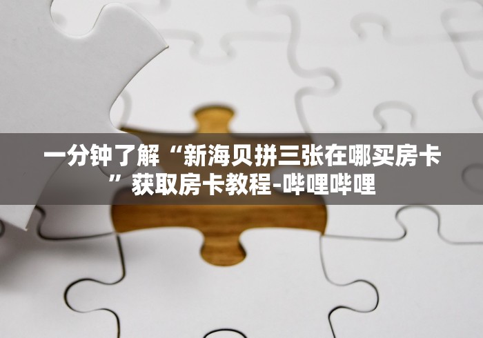 一分钟了解“新海贝拼三张在哪买房卡”获取房卡教程-哔哩哔哩 一分钟了解“新海贝拼三张在哪买房卡”获取房卡教程-哔哩哔哩