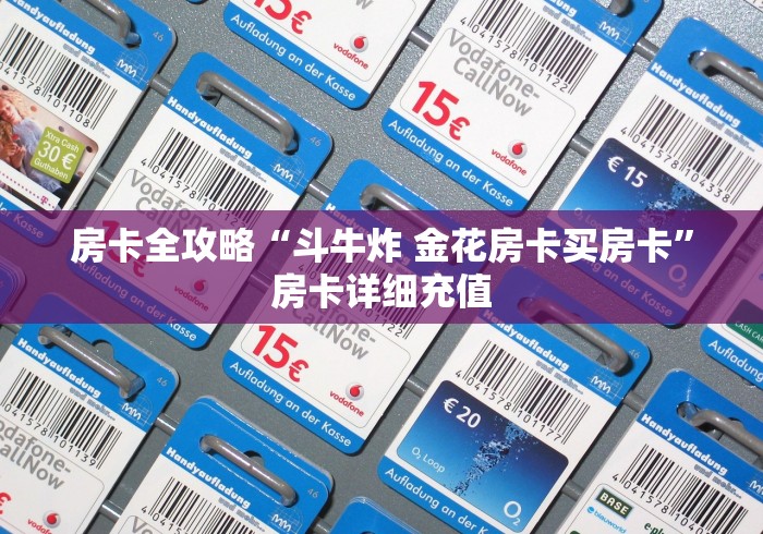 房卡全攻略“斗牛炸 金花房卡买房卡”房卡详细充值