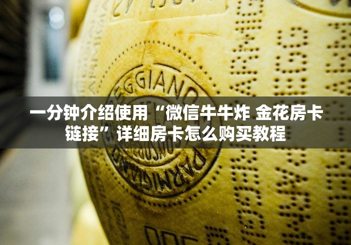 一分钟介绍使用“微信牛牛炸 金花房卡链接”详细房卡怎么购买教程