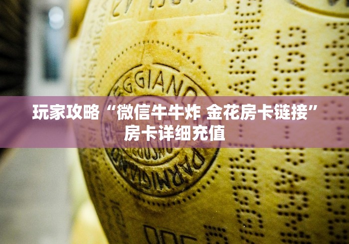 玩家攻略“微信牛牛炸 金花房卡链接”房卡详细充值