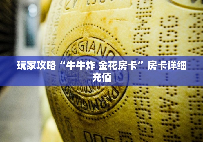 玩家攻略“牛牛炸 金花房卡”房卡详细充值